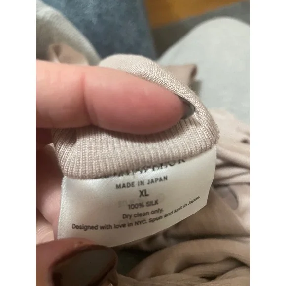 MM Lafluer Silk Long Sleeve Size XL‎ - Picture 3 of 4